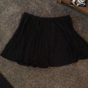 Black skater skirt